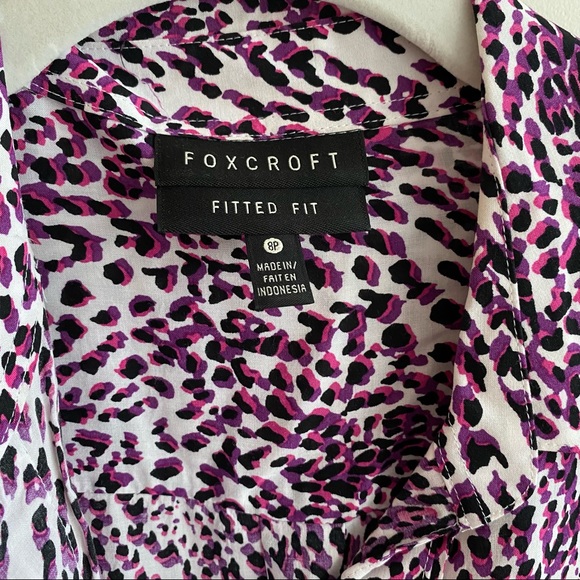 Foxcroft Printed Button Down Shirt - Picture 4 of 10